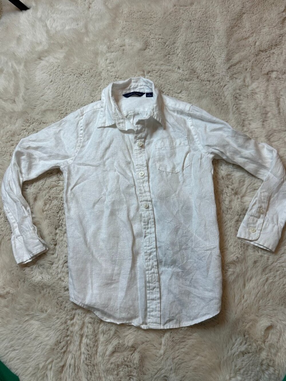 Janie and Jack Linen Shirt - Size 6